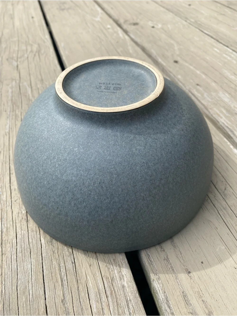 West Elm Kanto Stoneware Ceramic Bowl - 1